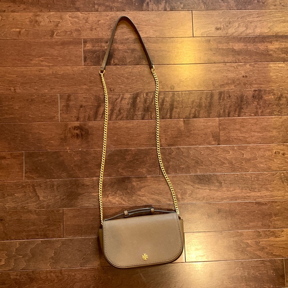 Tory Burch| brown crossbody bag